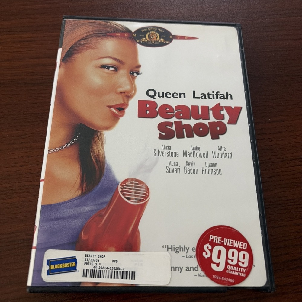 Beauty Shop DVD Queen Latifah Movie Comedy